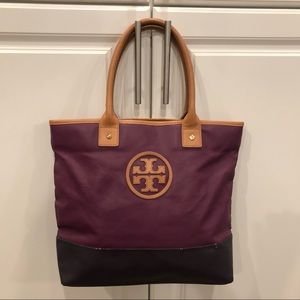 Authentic Purple Tory Burch Canvas